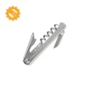 Best selling kitchen gadget stainless steel manual soft grip wine opener corkscrew