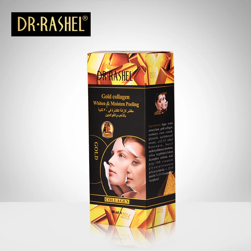 DR.RASHEL 80 ml Gold Collagen Peeling Dead Skin Face Scrub Exfoliating Cream