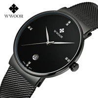 

2017 Luxury Classic Watch Men Waterproof Wristwatch Quartz Stainless Steel Wwoor Watch