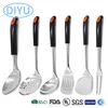Cooking Utensils Set 6-Piece Premium Tool and Gadget Set Stainless Steel Turners, Tongs, kitchen utensils set