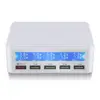 2019 new arrival desktop qc3.0 smart digital multi usb charger 5 pors usb charging station for mobile