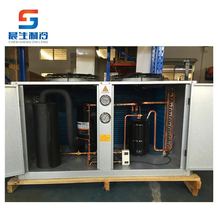 
Side blower condensing unit semi-hermetic compressor air cooled 