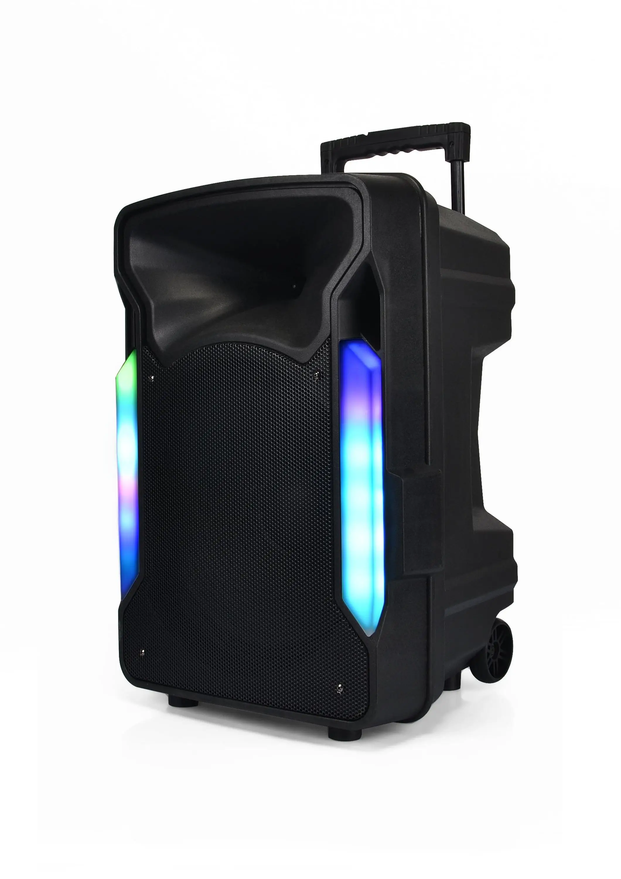 Portable Rechargeable Multifunction Trolley Speakers 15 Inch Subwoofer 