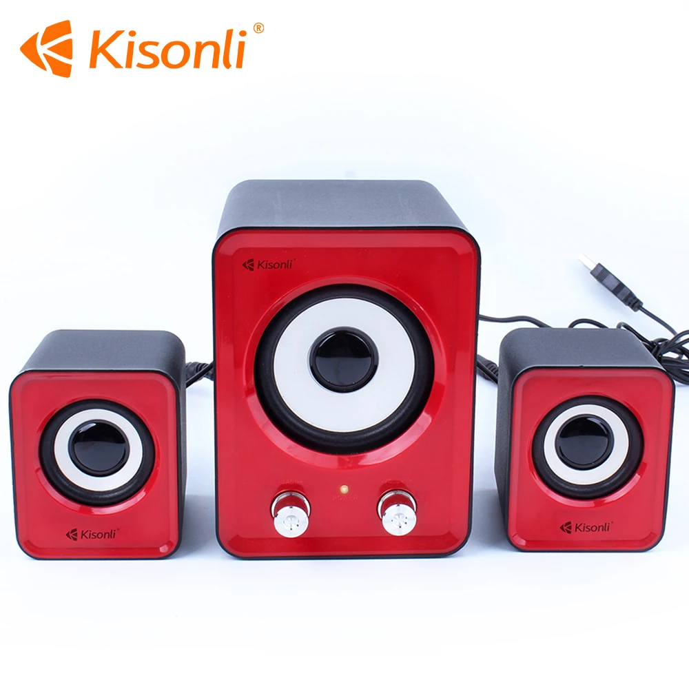 Usb Multimedia Stereo Computer Speakers 2.1 For Pc Desktop Laptop
