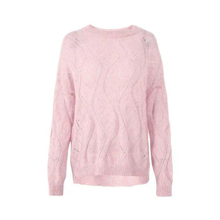 

Factory supplier knit sweater pullovers lady sweater women knitted