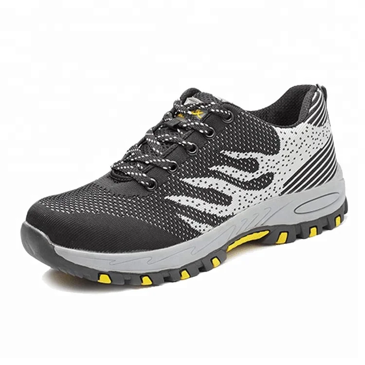 

Wholesale free sample china breathable sports design men women safety shoe, 4 colorways