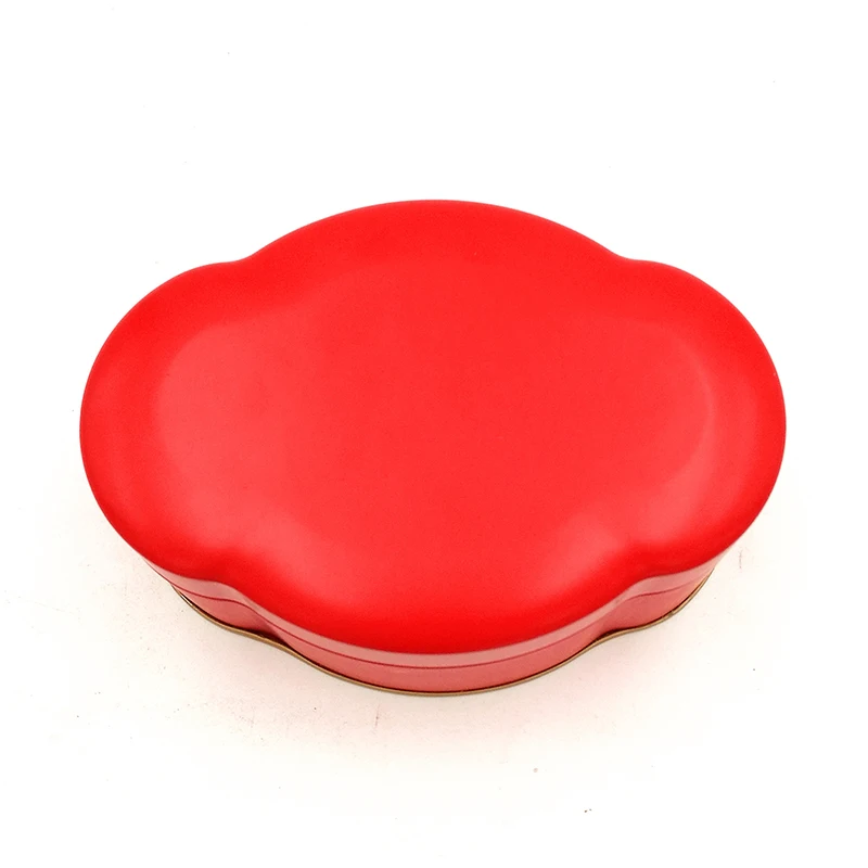 
Hot sale luxury custom print empty cloud shape metal tea tin box 