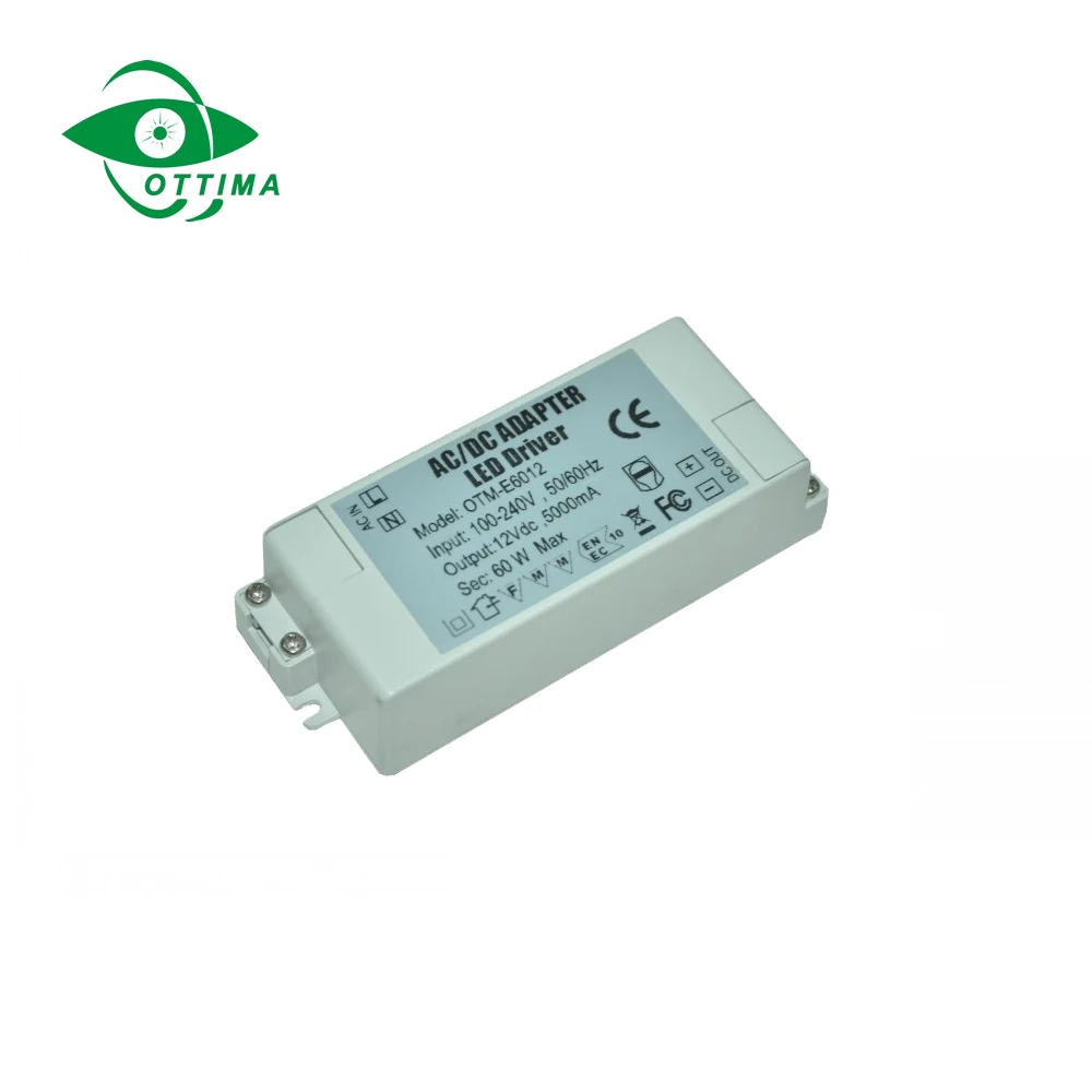 
Factory 24w 12 Volt Led Driver For Led Strip Light Plastic Case Power Supply For Led Neon Ac Dc Led Transformer For Led Light 