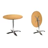 Off white table top and strong stainless steel table base bar table for dining room YCX-T34