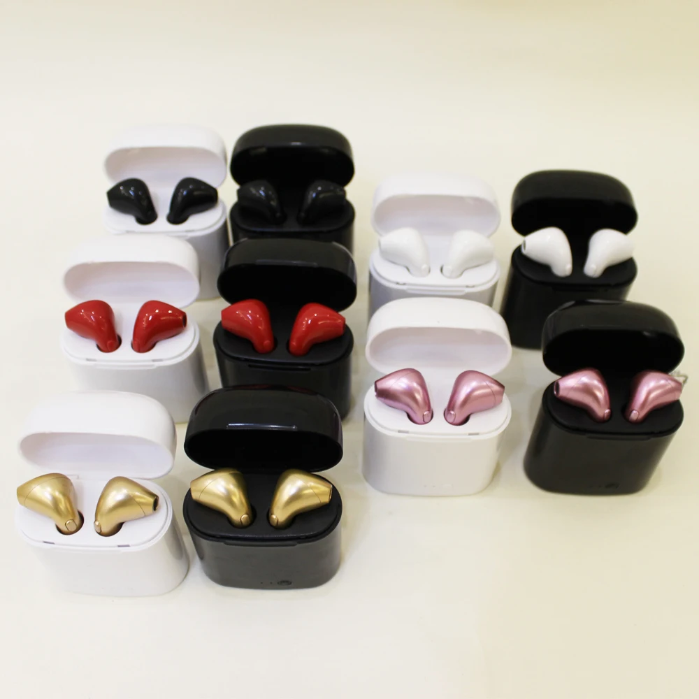 

2019 new model long time mini sport BT 5.0 in-ear tws wireless headphones case earphone power headset audifonos i7s tws I10 I9, N/a
