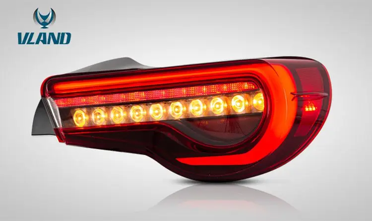 Vland Car Lamp Factory For GT86 FT86 2012-2018 Full-LED Taillights For BRZ 2013-2015 LED Tail Light Plug And Play
