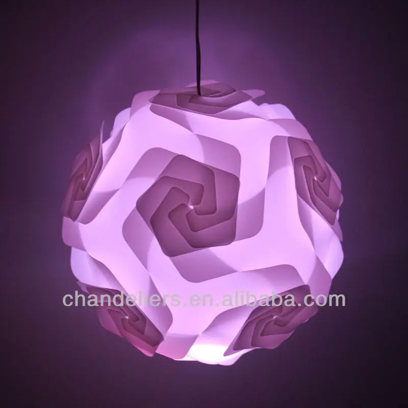 PINK LARGE Puzzle Lights Modern Lamp Shade-infinity light 