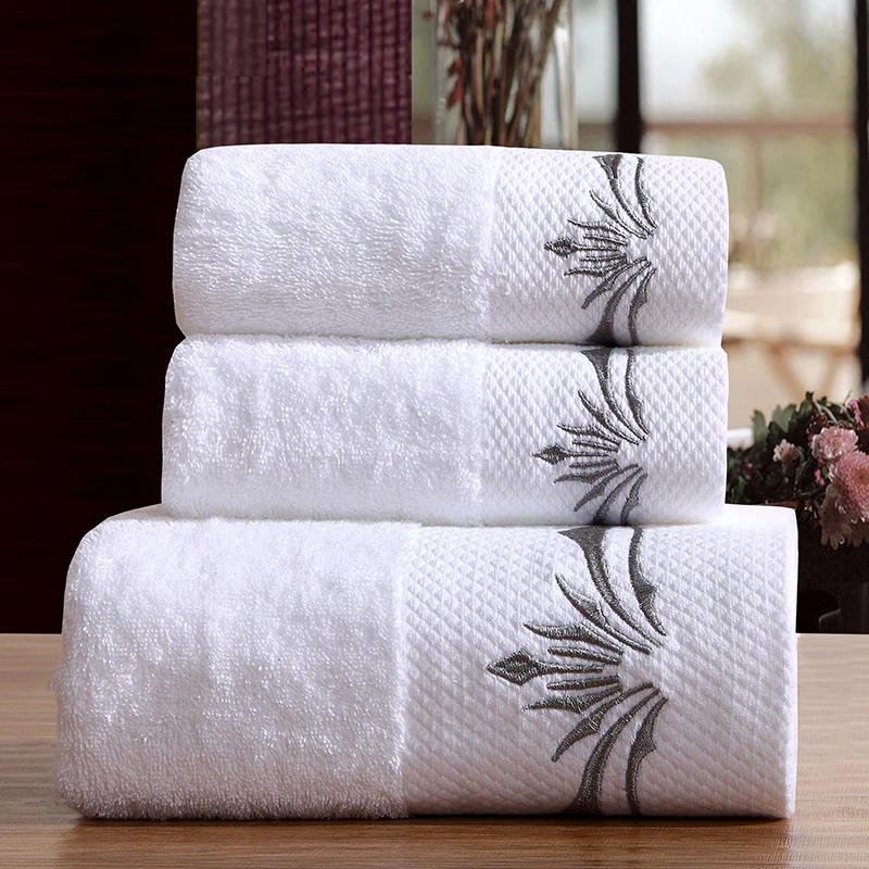 Best Price White Embroidered Towel Sets Buy Towel Cotton,Hot Towel
