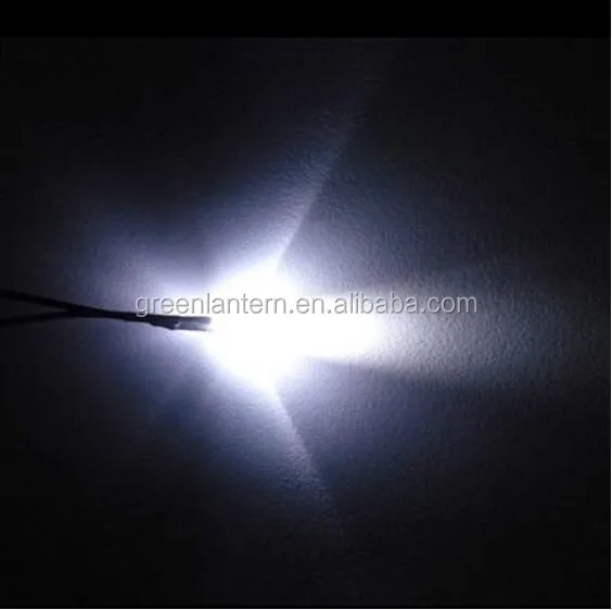 5mm Prewired LED Warm White with Chrome Bezel Holder 12V