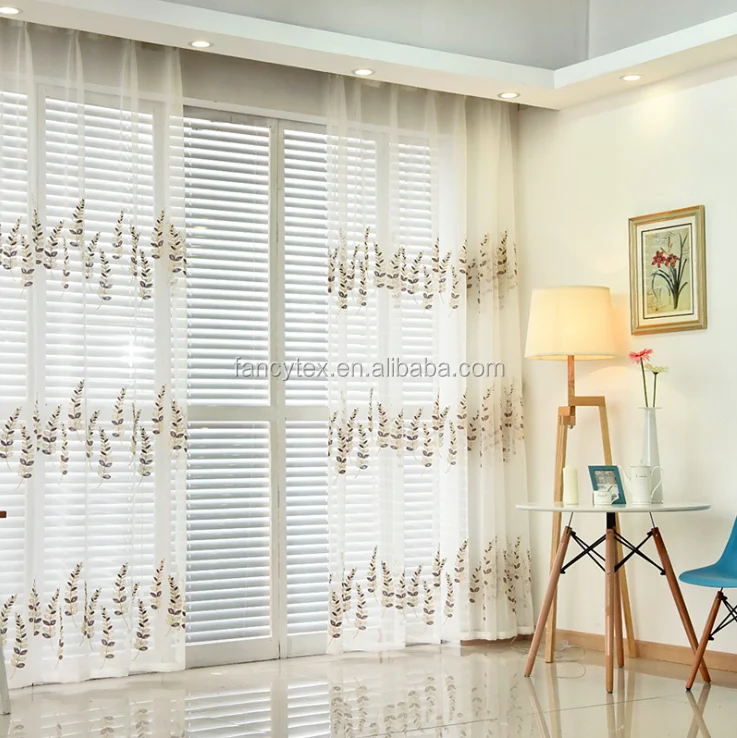 
100%polyester curtain fabric swiss voile led light fiber optic curtain voile fabric textile factory 2018 hot sale 