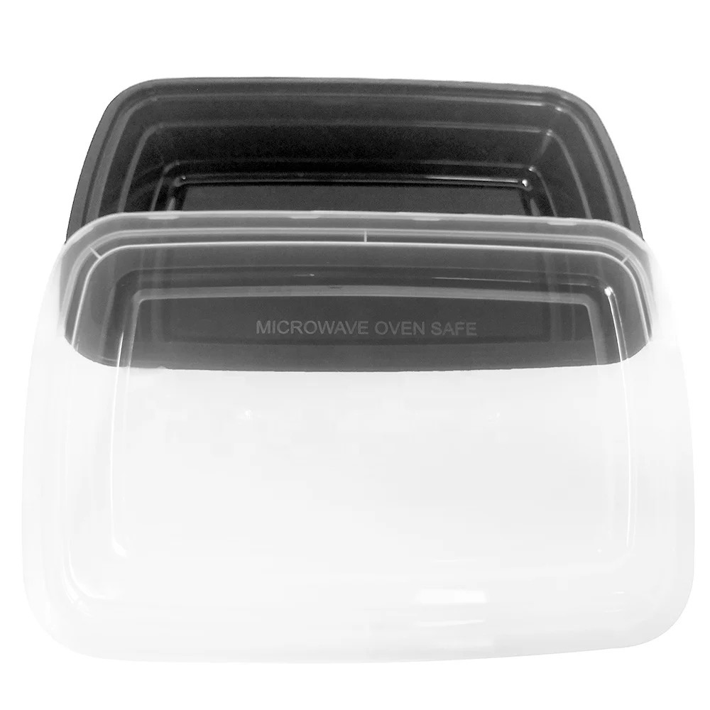 A88 38oz Microwave Disposable Food Container Lunch Box Meal Prep