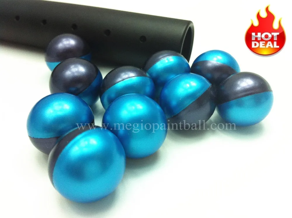 Megio Advanced Grade Paintball Metallic Blue Purple Dual color shell.jpg