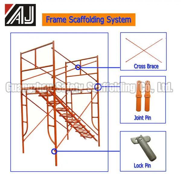 Steel Light Frames Scaffold For Construction - Buy Light Frames ...