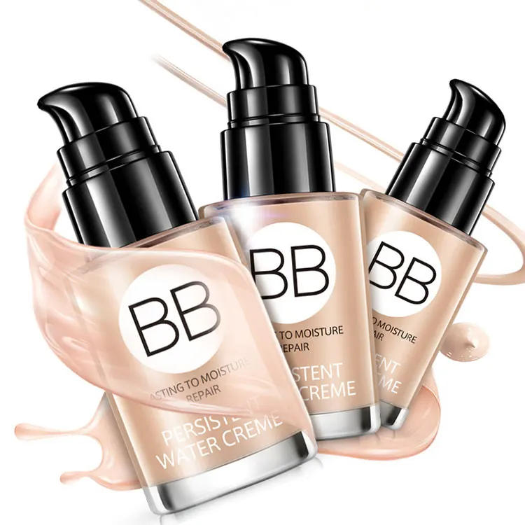 

bioaqua natural cosmetic whitening bb liquid waterproof cream makeup foundation for dry skin, 3 colors available