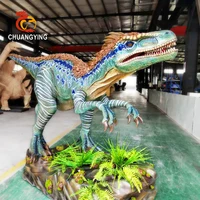 

Jurassic world theme park equipment life size real realistic animatronic dinosaur for sale