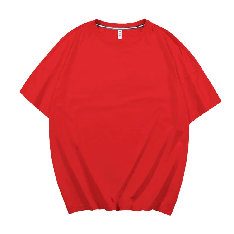In Stock No MOQ 100% cotton Oversize T-shirts Custom printing blank plain oversized men t shirt Plus size Wholesale
