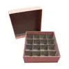 Custom recycled cardboard packaging box with separators