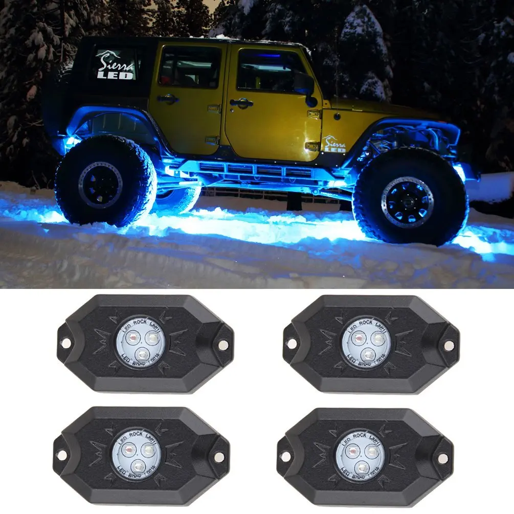 Details about   10X For Car Truck ATV UTV Raptor Offroad Boat Waterproof Underglow LED Lights