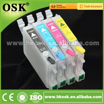 easy to fill multi color black cyan magenta yellow t0631 t0634 refillable ink cartridge for easy to fill multi color black cyan magenta yellow t0631 t0634 refillable ink cartridge for