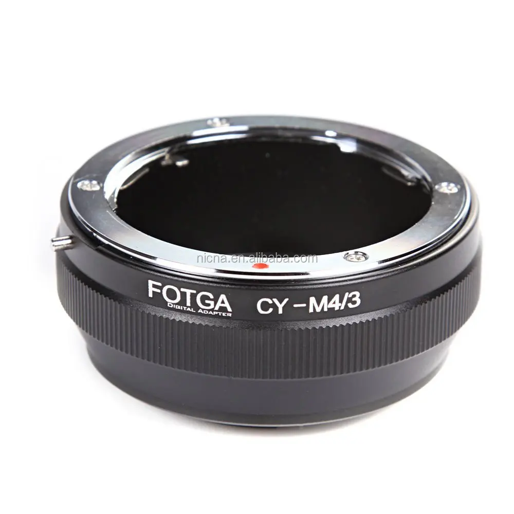 

FOTGA Lens Adapter Ring For Contax/Yashica C/Y Lens to Panasonic Olympus Micro 4/3 m4/3 Camera GH3 GH4 GH5 GH5s E- PL6/7/8/9, Black