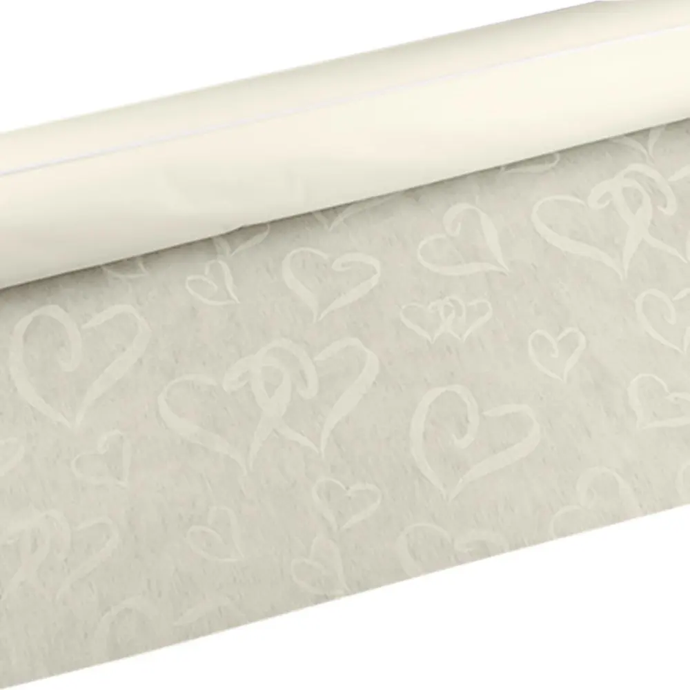 Hortense B. Hewitt Linked at Heart Ivory Aisle Runner