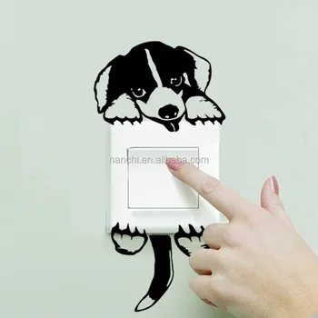 black dog wall art