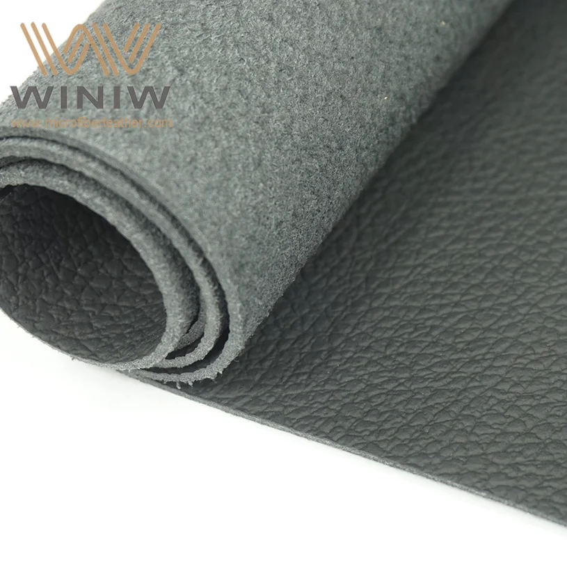 Classic Design 1.2mm Thickness Microfiber Uphosltery Leather for Auto Interior Fabric