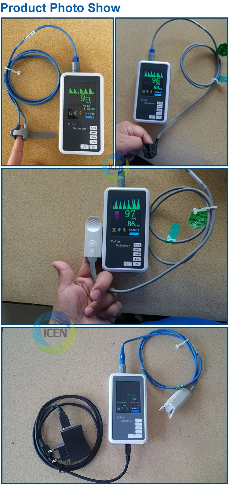 pulse oximeter readings chart
