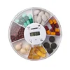 Electronic medicine case timer convenient travel reminder box for the elderly