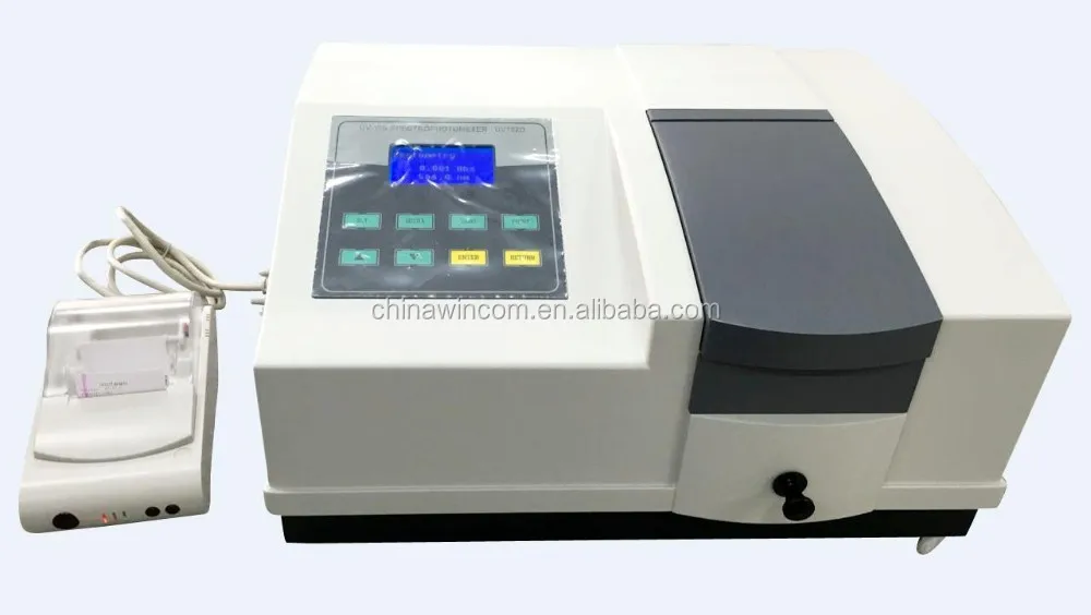 China professional laboratory UV/VIS spectrophotometer with external printer