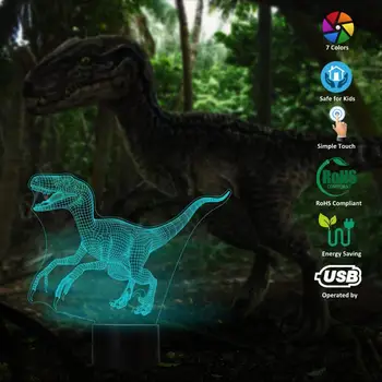 dinosaur projector and night light