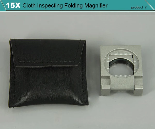 15x Folding Metal Loupe Fiber Optic Magnifier For Printers Buy Fiber