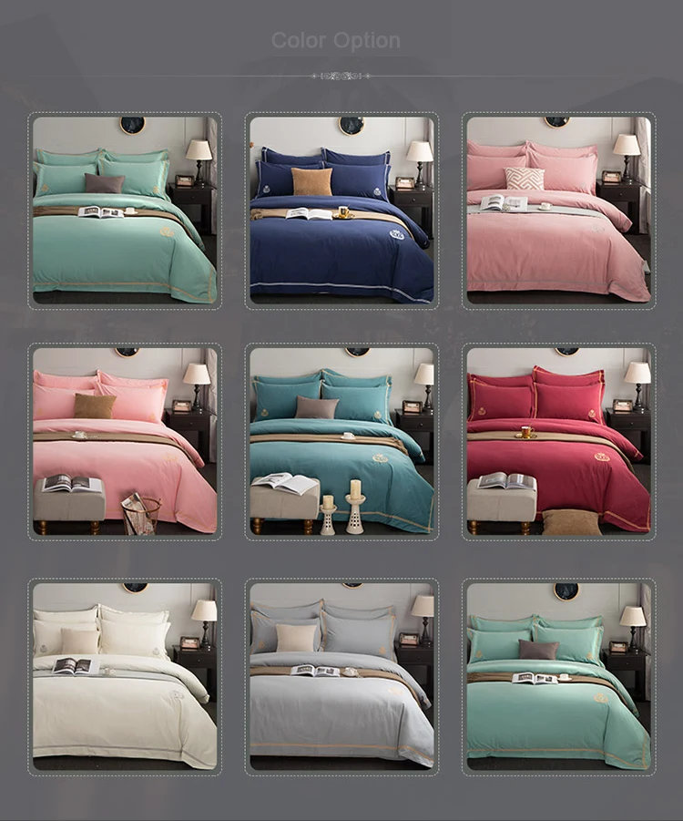 Pure Cotton Modern Duvet Cover With Pillow Case Bedding Set Line