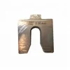 Stainless U slotted steel flat shims for adjusting