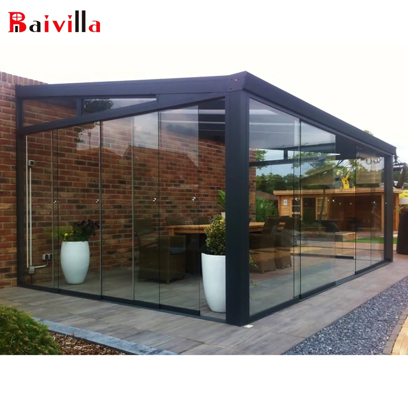 
Sunroom Aluminum Garden Greenhouse Outdoor Glass Room aluminium outdoor room  (62015724756)