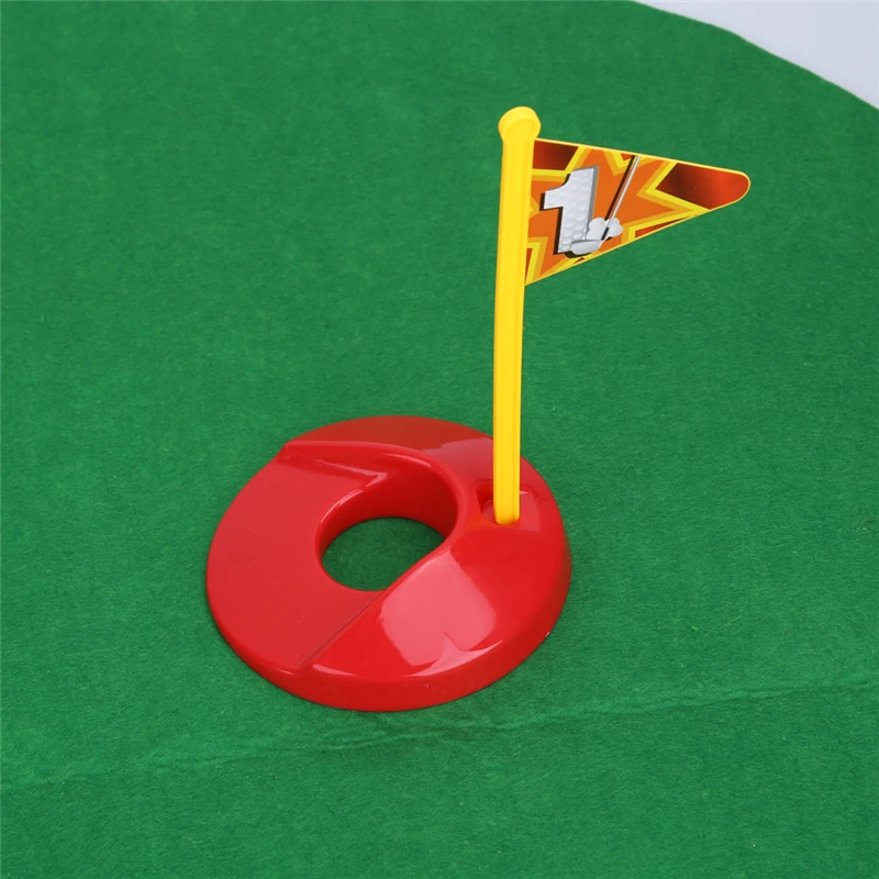 

Funny Toilet Bathroom Mini Golf Mat Set Potty Putter Putting Game Men's Toy Novelty Gift