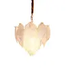 Modern Art Creative Mulberry Leaves Crystal Chandelier Pendent Lights for Home Living Room Glass Chandelier Light