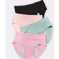 

Young Girl Physiological Panties cotton Menstrual Sanitary Period Leak Proof Panty Underwear