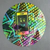 Hot tamper proof hologram stickers, transparent hologram overlay sticker for certificate