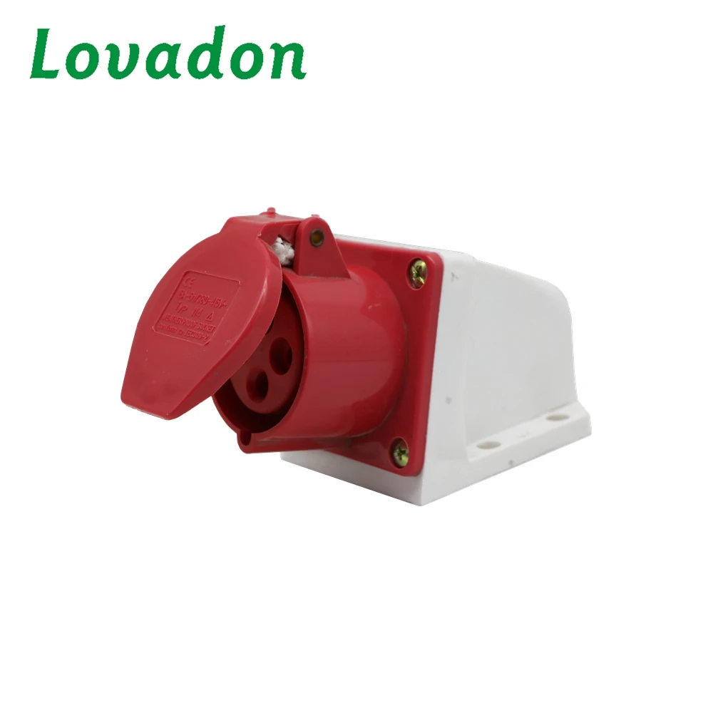 Ip44 Single Phase 16 Amps Lth 114 124 Industrial Socket Industrial Plug