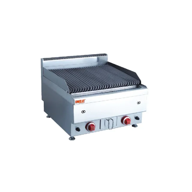 Commercial Countertop Stainless Steel Indoor Bbq Gas Burner Grill