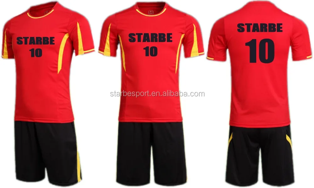 
Football Kits Full Set Soccer Kit Soccer Uniform , Custom Sublimated Soccer Jerseys 