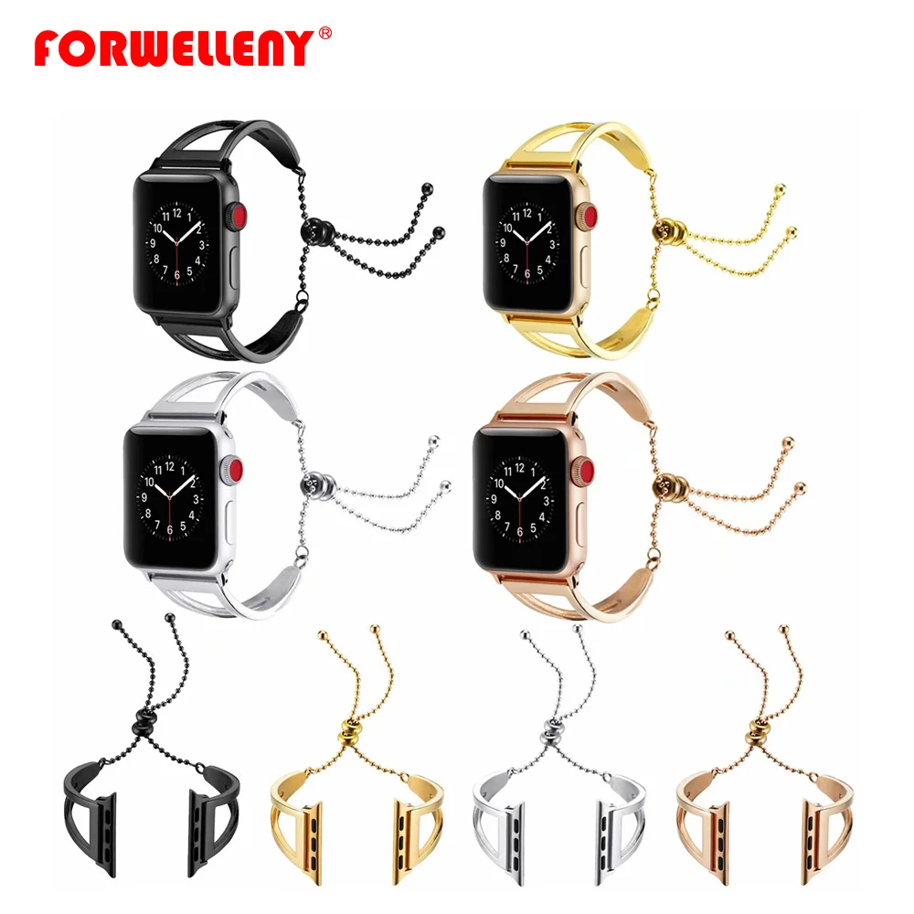 

Women watch band For Apple Watch bands 38mm 42mm 40mm 44mm,Stainless Steel bracelet for Apple Watch strap iWatch Series 4 3 2 1