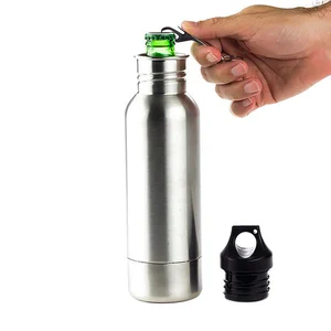 Image of new product stainless steel cooling beer water bottle12oz beer keeper 12oz bottle custom