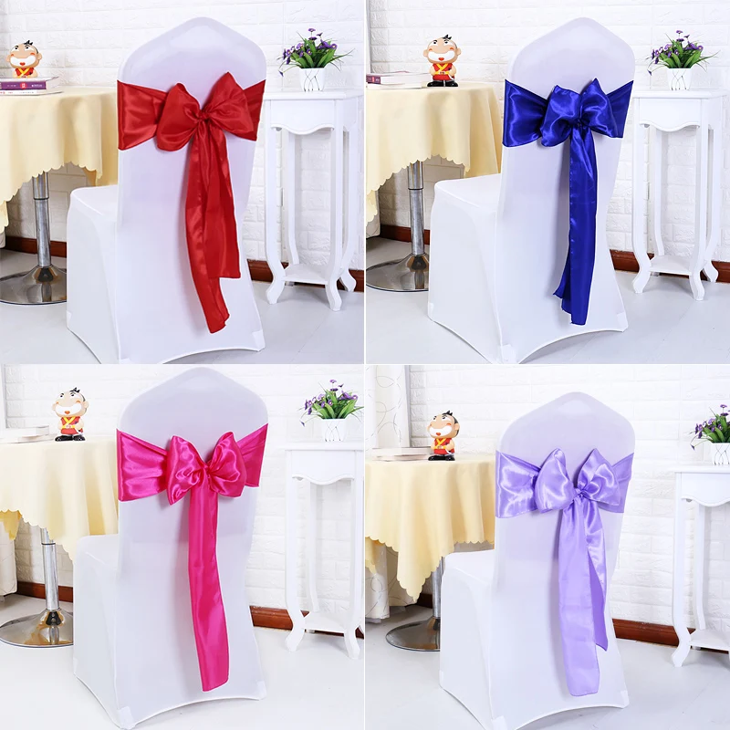 Chair Covers Ribbons Bows Wedding Chair Tie Backs Wedding Seat Bows